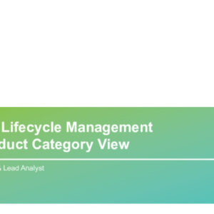 Contract Lifecycle Management: Product Category View 2023