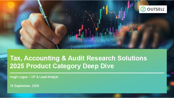 Tax, Accounting & Audit Research Solutions 2025 Product Category Deep Dive