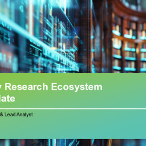 Scholarly Research Ecosystem Update 2025